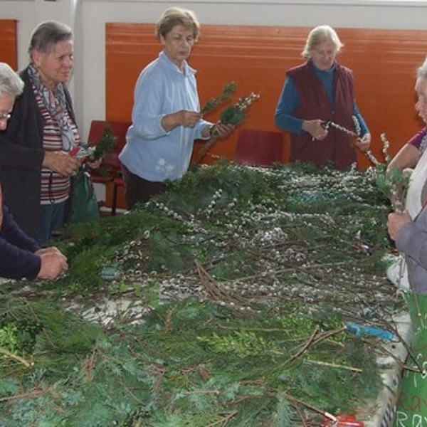 Palmbuschen binden