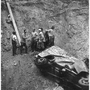 Bergung des Unfallwagens (2/4)