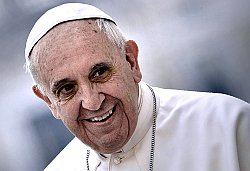 Pope Francis during his weekly general audience in St. Peter square at the Vatican, Wednesday.April 2 2014.