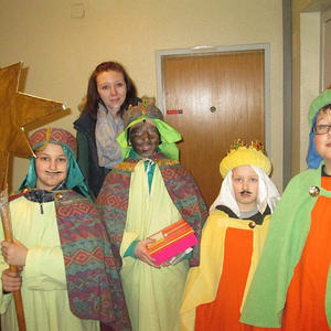 Sternsinger unterwegs