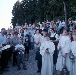 Verlegung des Kreuzweges 2003