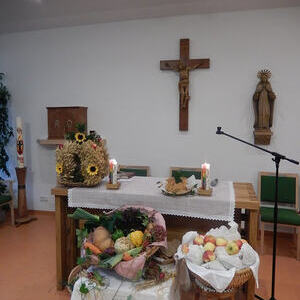Erntedank im neuen Seniorenheim
